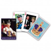 Carti de joc de colectie Piatnik, cu tema "King Charles III"